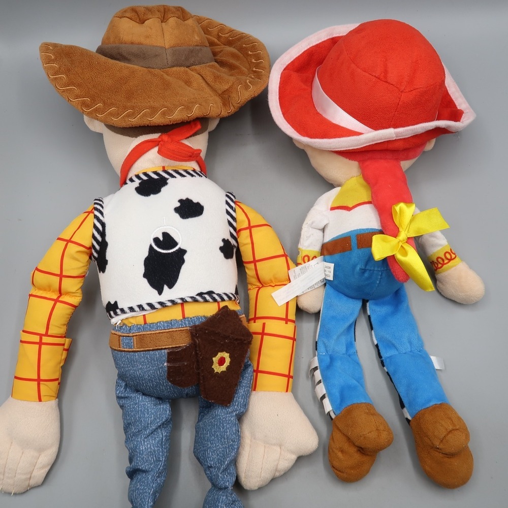 Disney Toy Story 25" Woody And 16" Jesse Plush Soft Doll Stuffed Lot Set - Picture 5 of 9